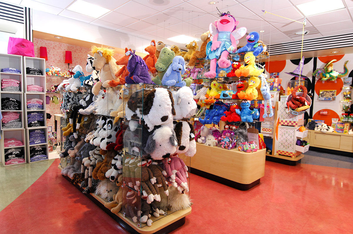 Interior of The Friends Shop at Children's Hospital